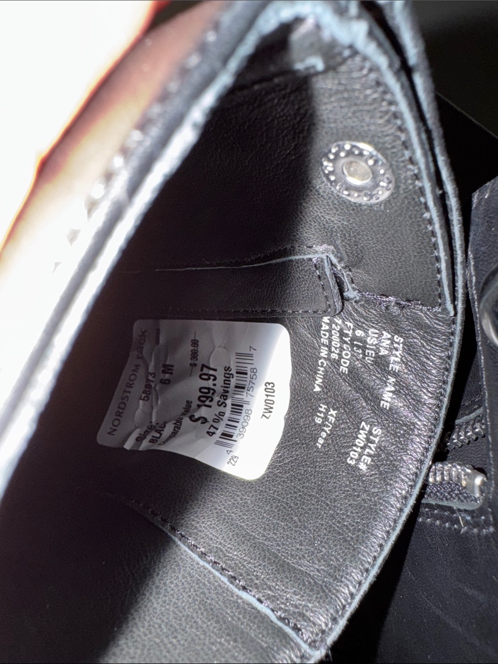 Allsaints Ana crust calf Black Leather Boots - Picture 10 of 12